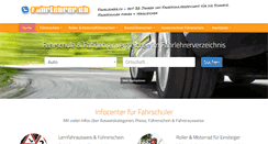 Desktop Screenshot of fahrlehrer.ch
